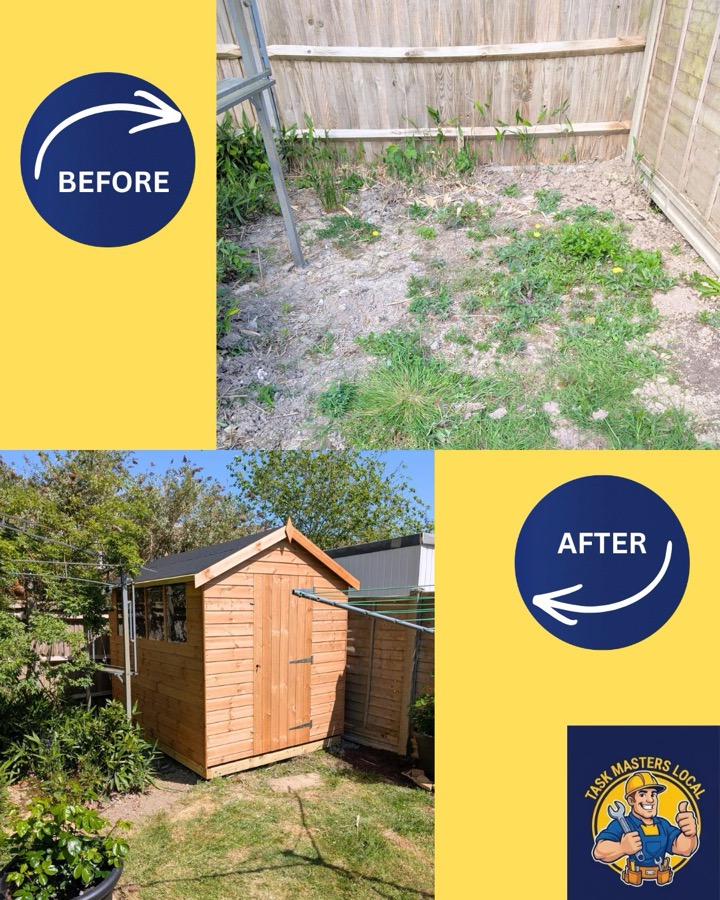 Wendy house installed